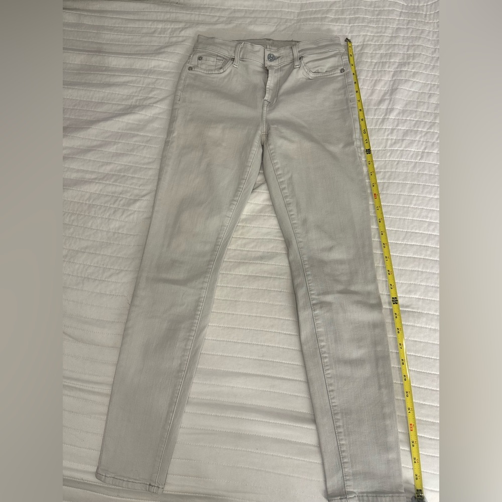 7 for all Mankind ankle skinny jeans size 27